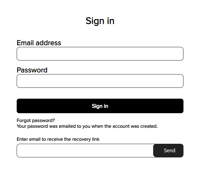 account password3