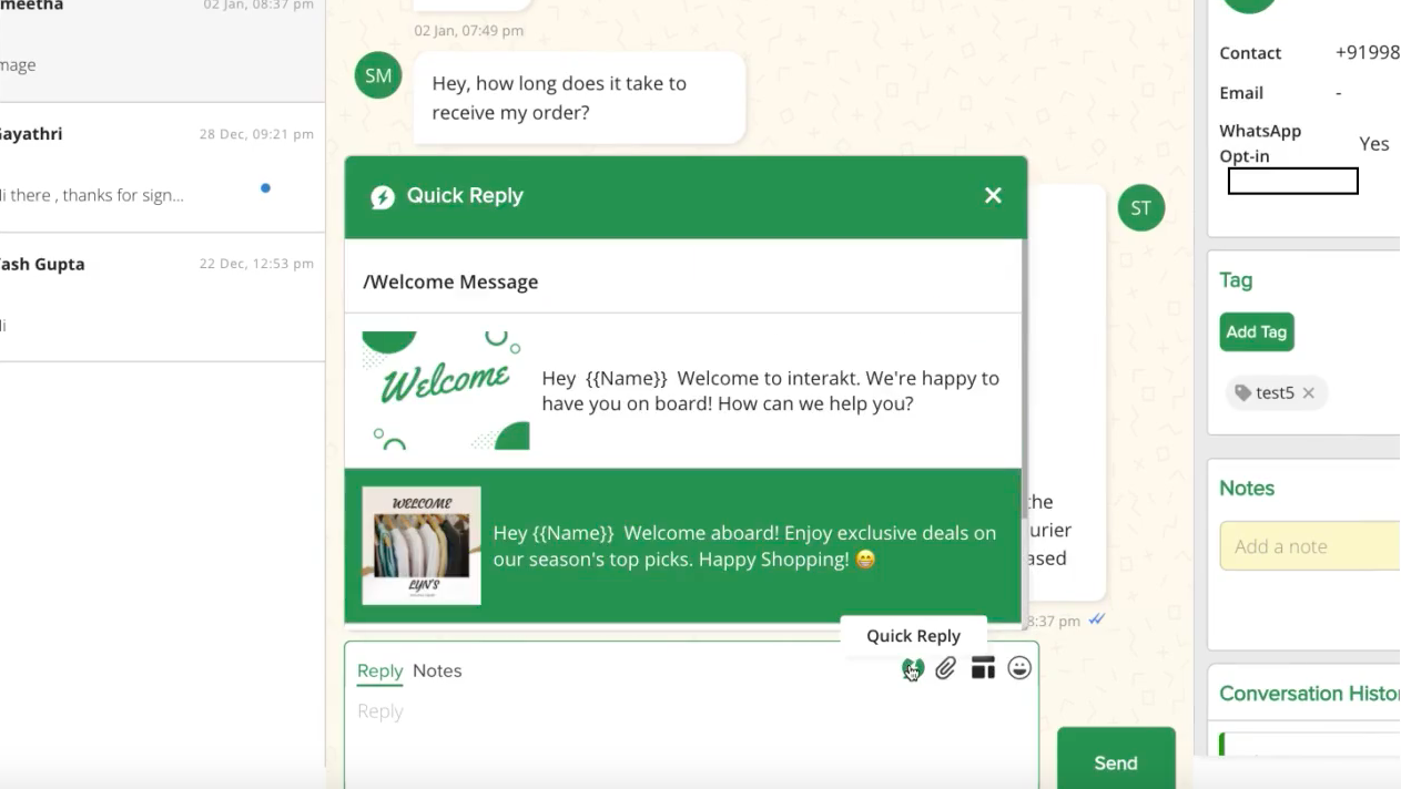 WhatsApp for ecommerce