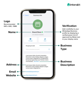 WhatsApp Business Profile