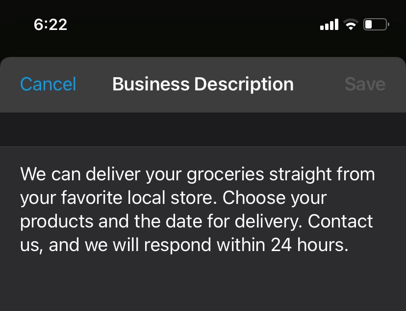 Business description