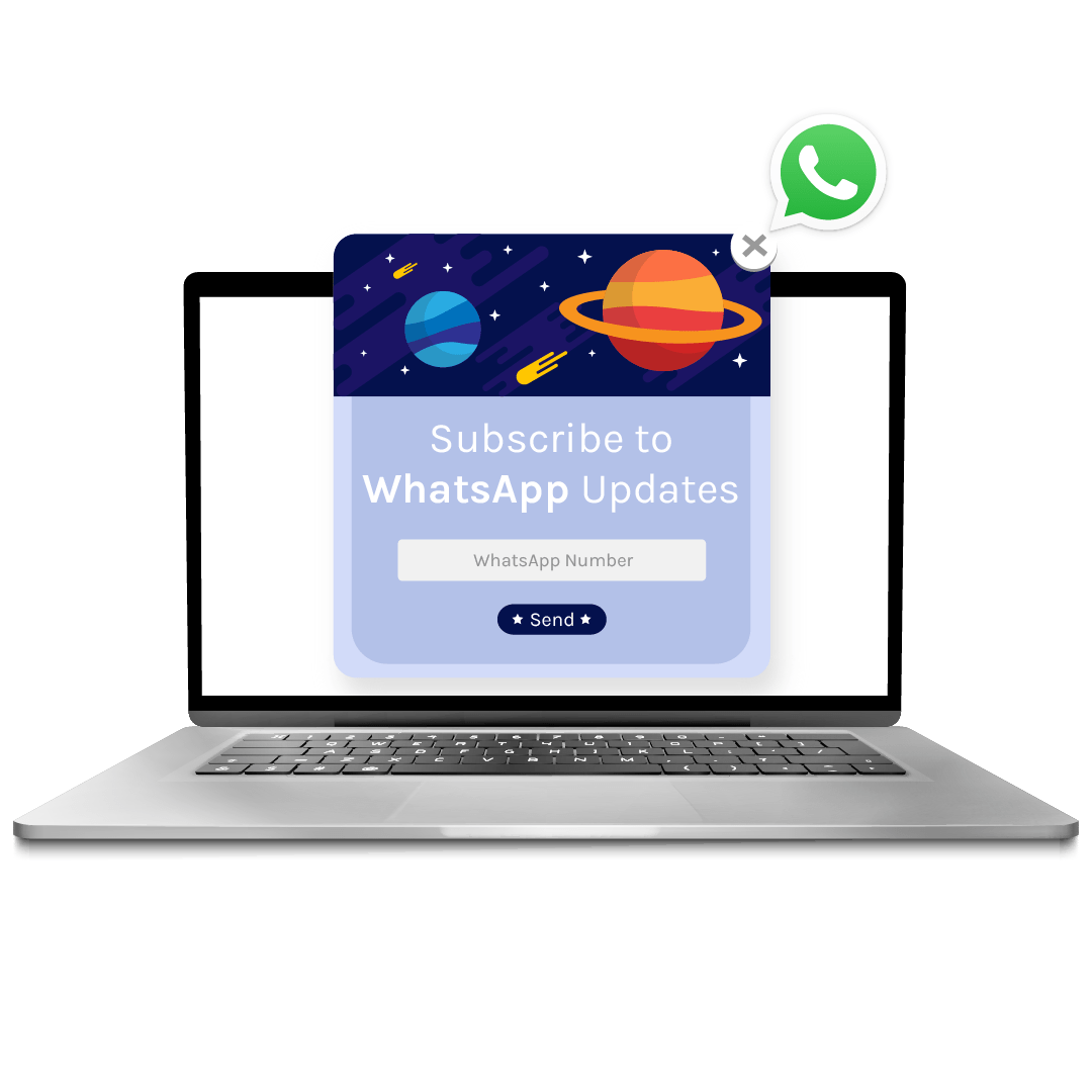 Collect WhatsApp opt ins from your website visitors