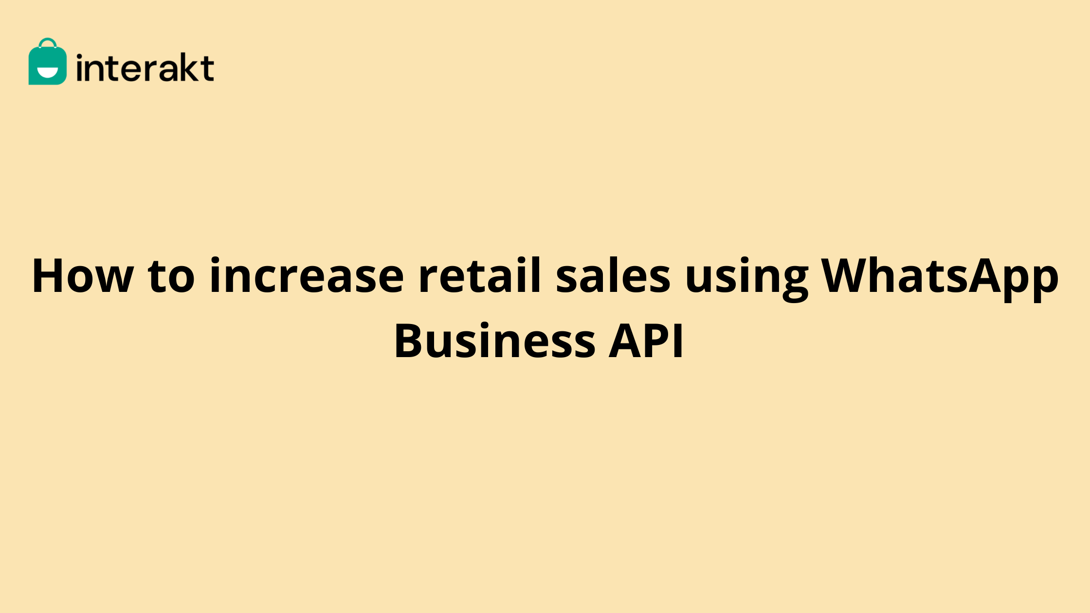 How to increase retail sales using WhatsApp