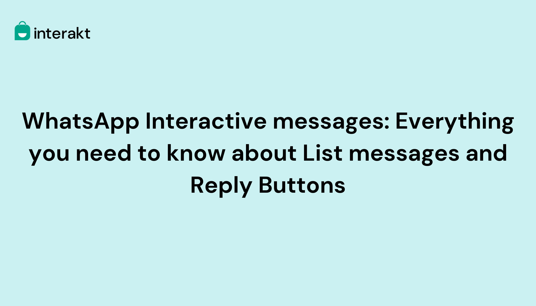 WhatsApp Interactive
