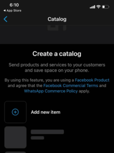 WhatsApp Catalog