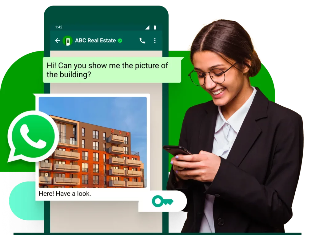 WhatsApp business for real estate | WhatsApp Business API Chat