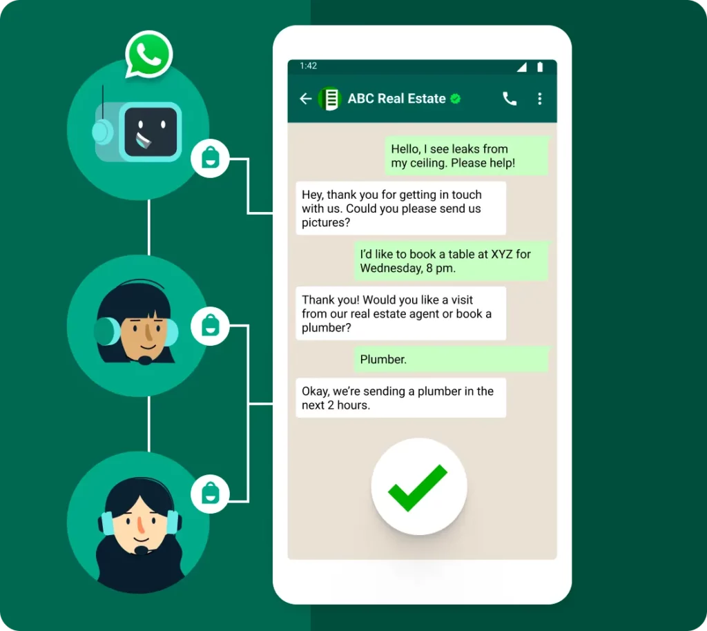 WhatsApp business for real estate