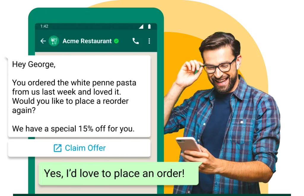 Use WhatsApp Business API For Food Industry