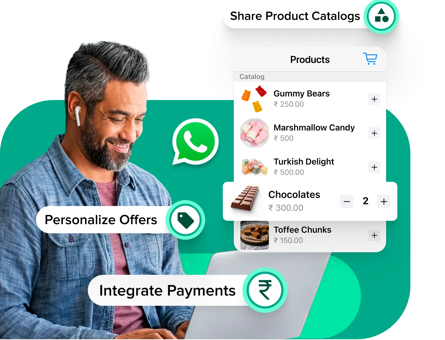 WhatsApp product catalogs