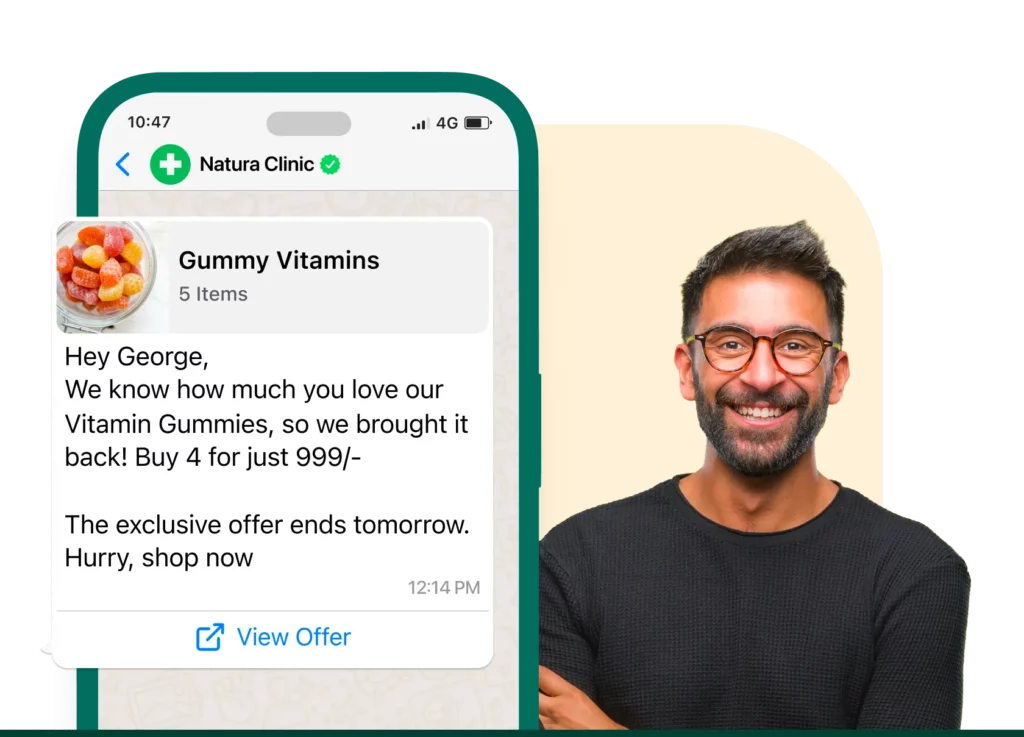 WhatsApp business for Health & Wellness brands with Interakt