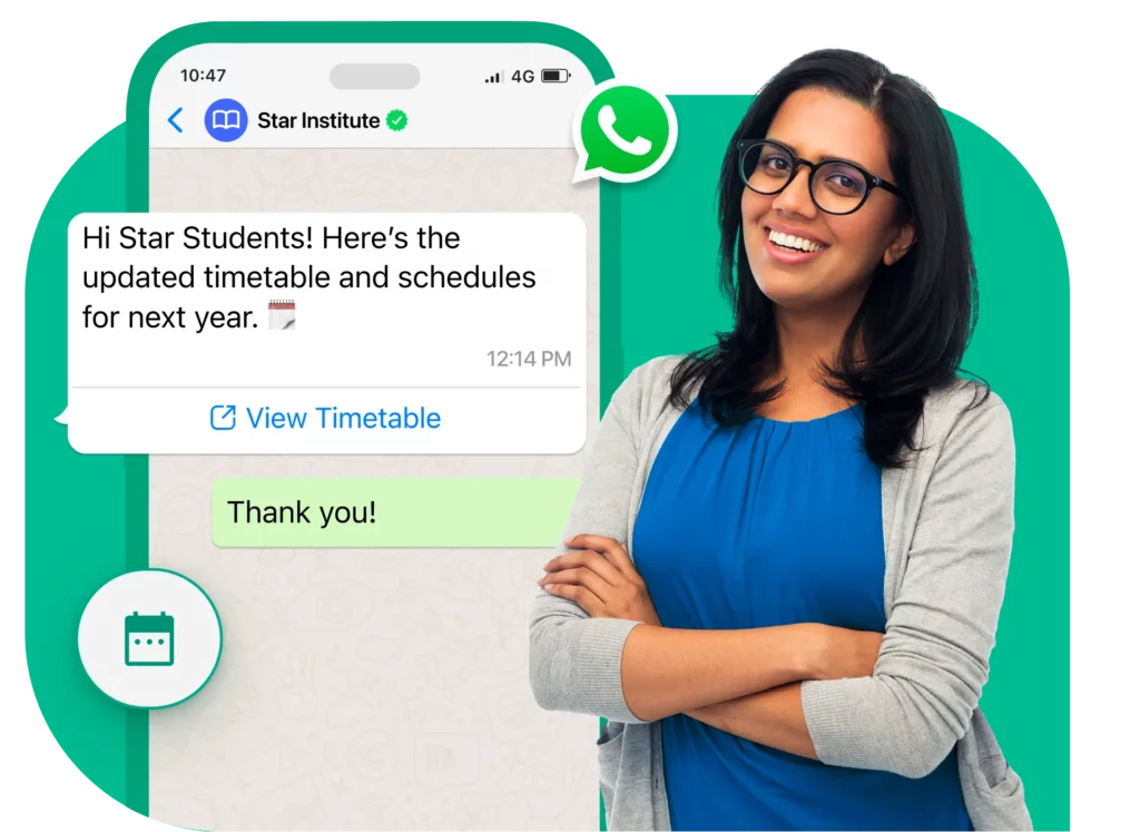 WhatsApp business for Edutech with Interakt