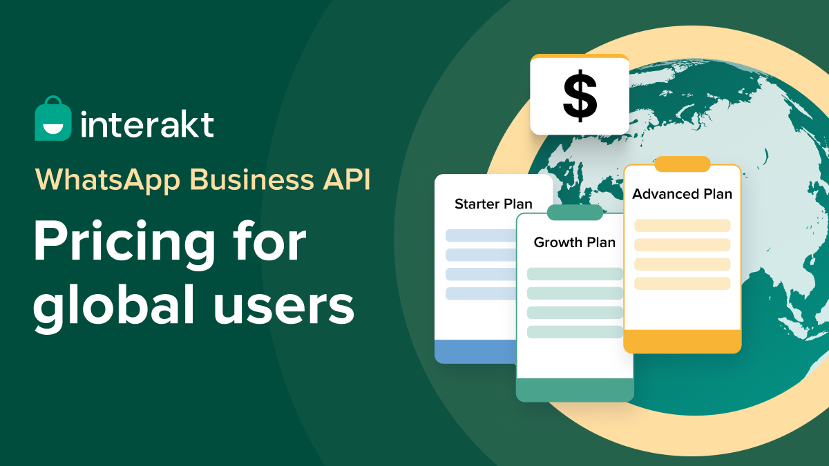 WhatsApp Business API pricing - global