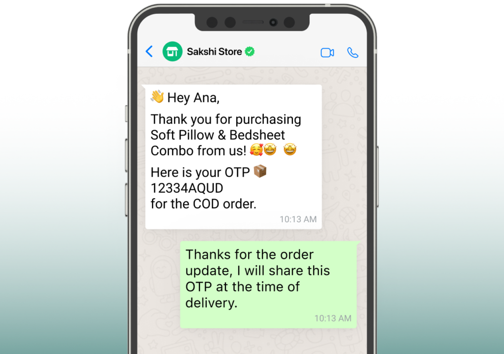 Share Order Update 1