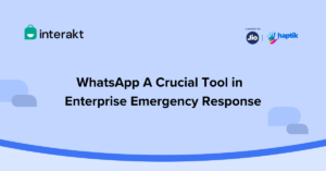 WhatsApp for crisis management