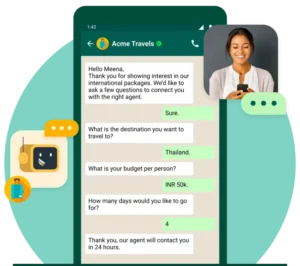 WhatsApp Business for travel industry CRM integration