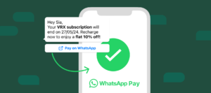 Ways to setup WhatsApp Pay