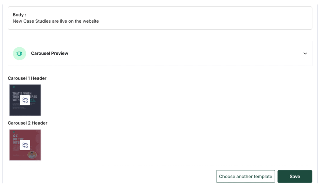 How to create a WhatsApp Carousel Template on Interakt?