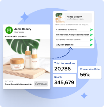 Acquire leads with WhatsApp Business API ads