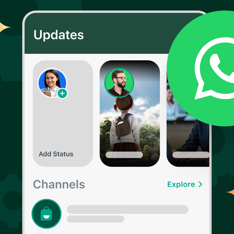 WhatsApp status privacy feature showing audience details after posting